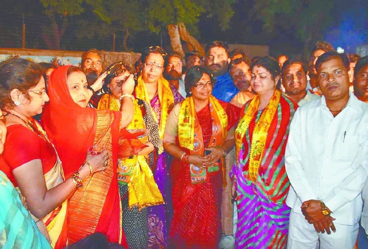 Marathon Women Empowerment BJP Mahila Morcha warm welcome in mathura