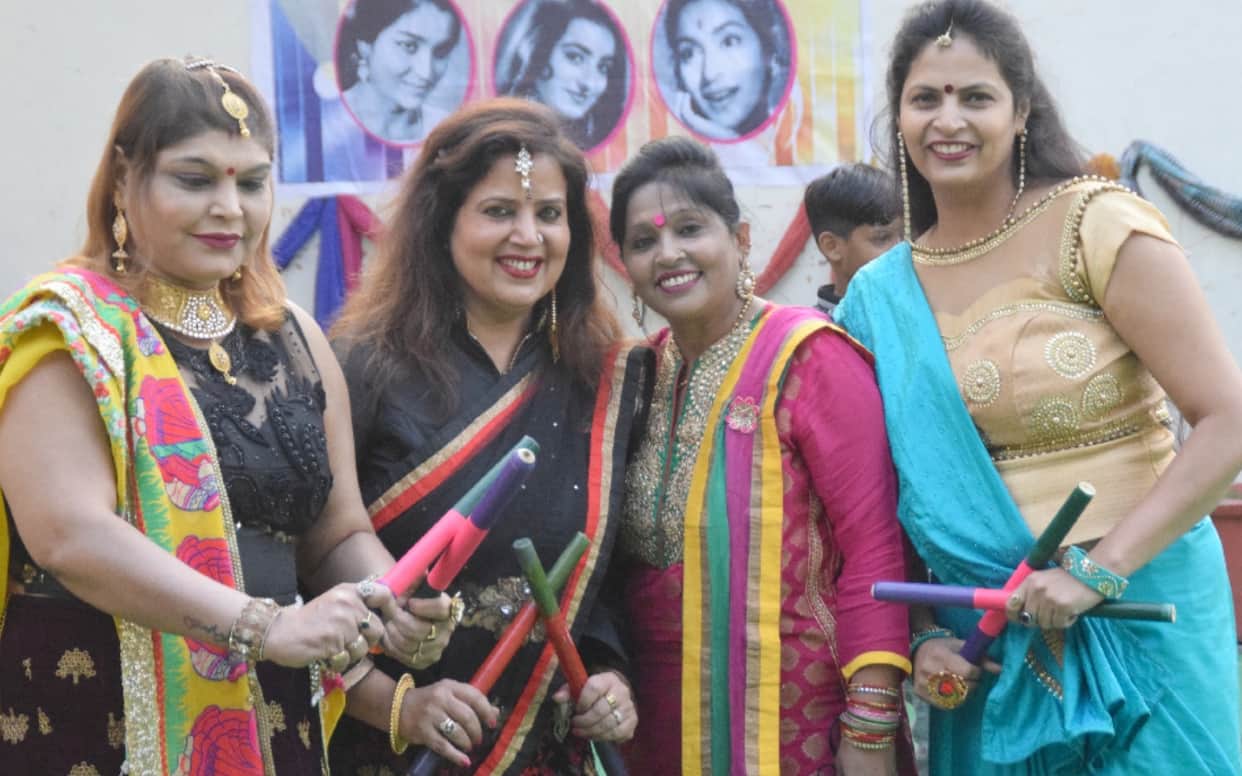 Meerut Women rocks in the garba dandiya celebration in Navratri  pictures are proof