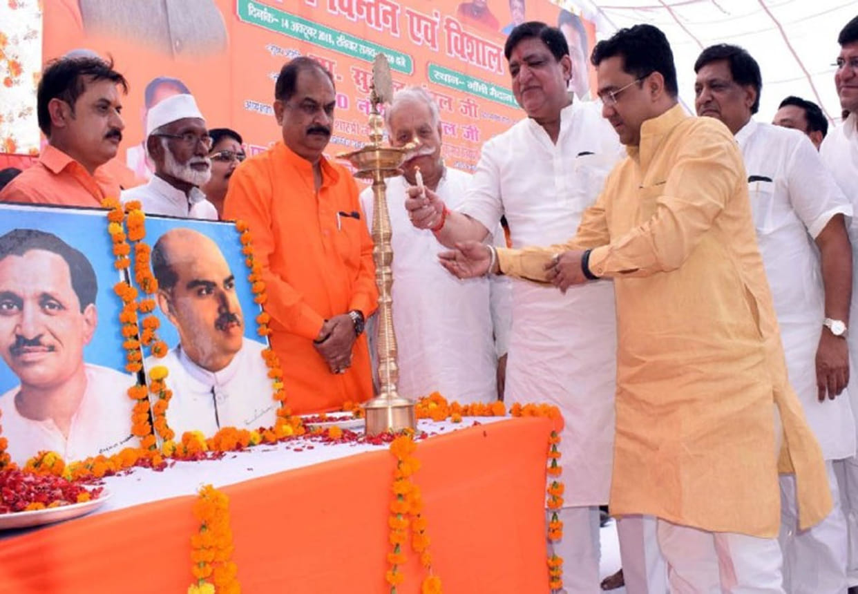 Sunil Bansal and Naresh Agarwal statements in One nation one election opinion forum in hardoi