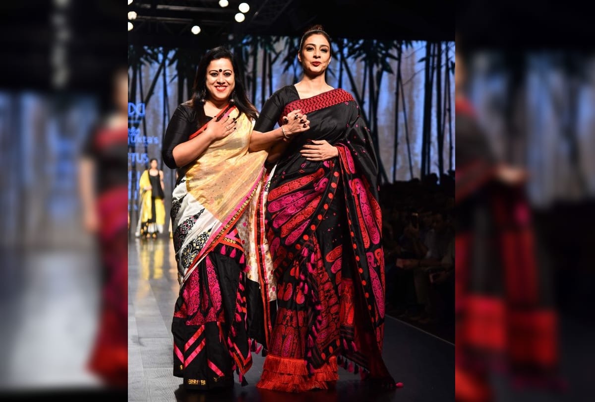 Tabu sizzle on the Ramp as Showstopper for Sanjukta Dutta