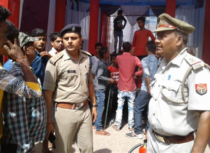 ambedkar statue broken in three places at purvanchal