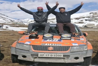 ajayveer gill of sirmour won raid de himalaya car rally