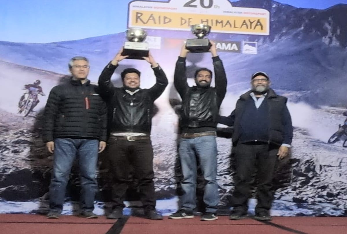 ajayveer gill of sirmour won raid de himalaya car rally