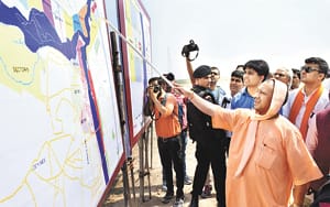 CM's ascendency in Bharadwaj ashram, class engaged by officers