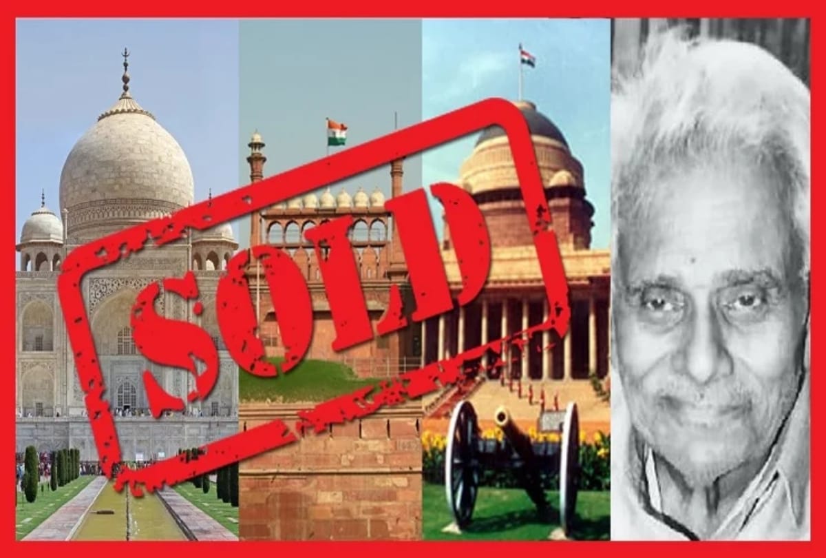 know about the story of a person who sold the Taj Mahal and Lal quila two or three times