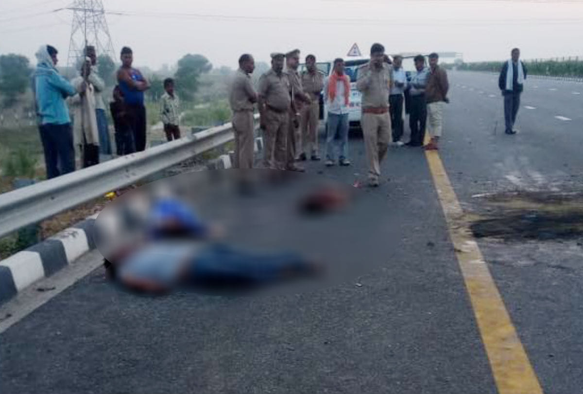 four family members killed in car accident on agra lucknow expressway