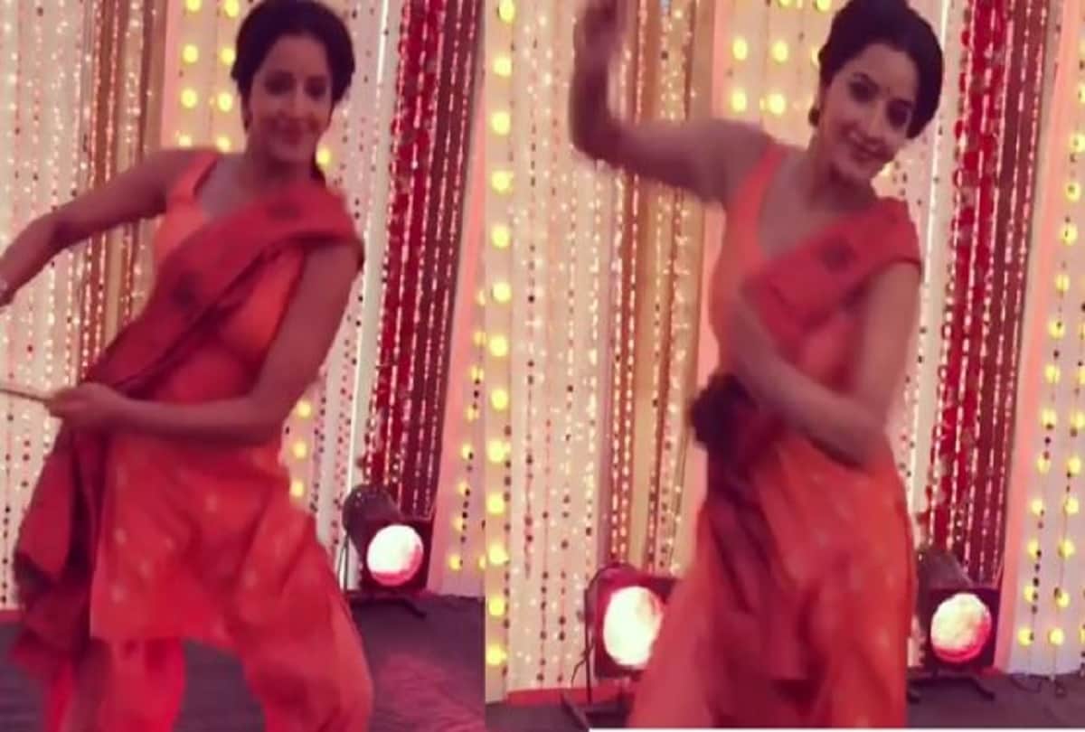 monalisa celebrating navratri on nazar set