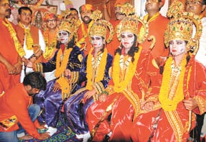Rama was born, Goddess of flowers