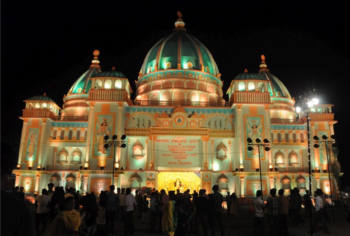 durga puja pandals in lucknow
