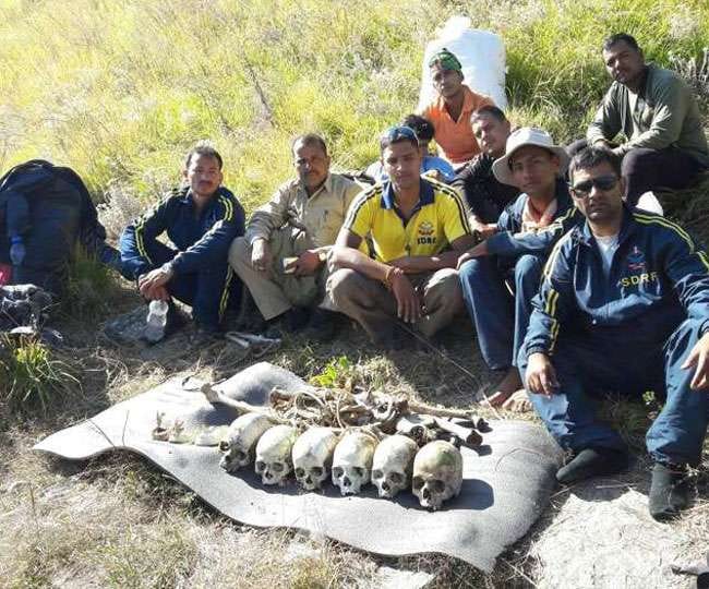 skeleton found in kedarnath route after five of disaster