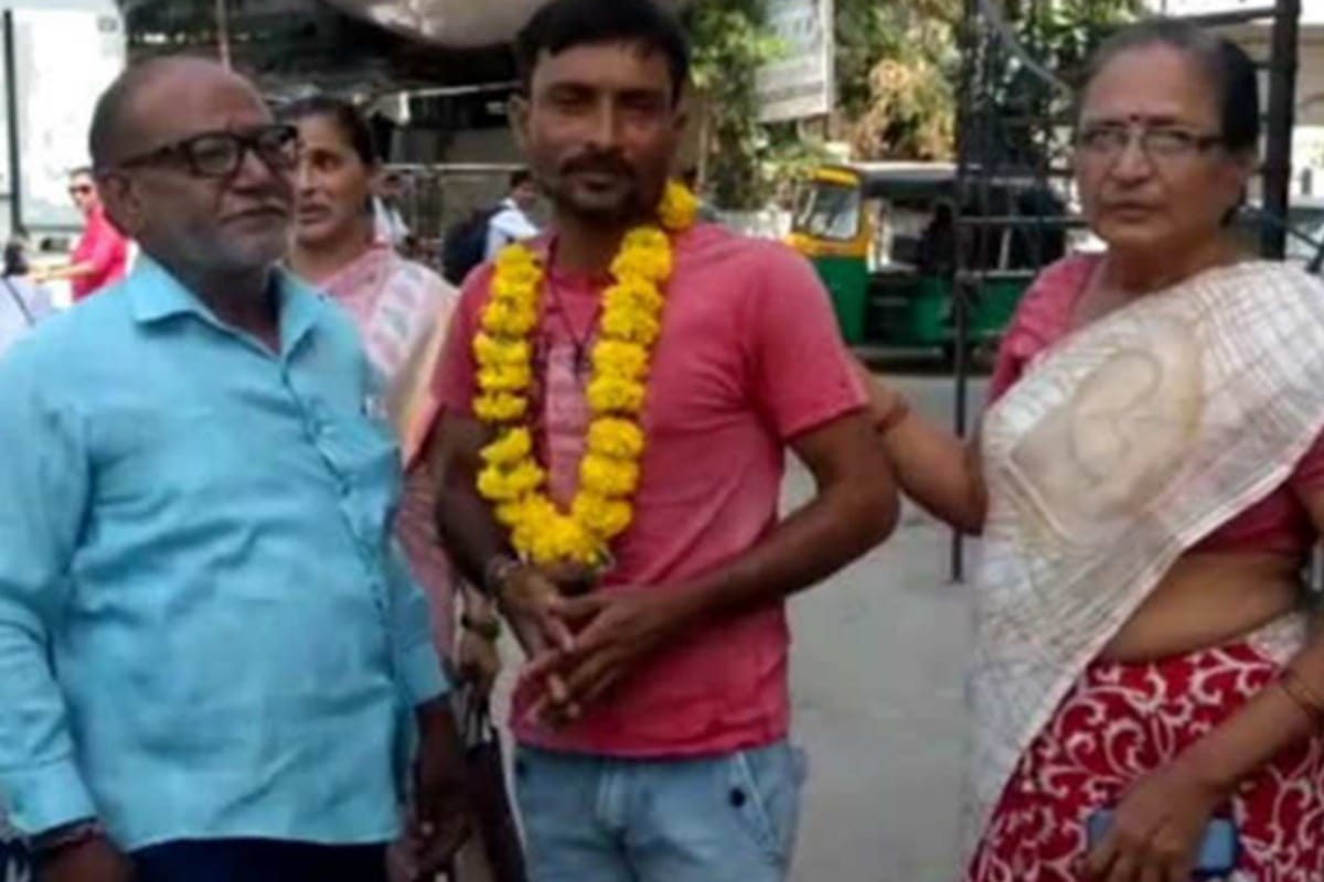 Court issued arrest warrant against a men but beside being sad he celebrates it