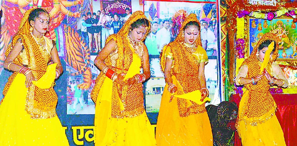 Colorful cultural program in Gorakhnagar
