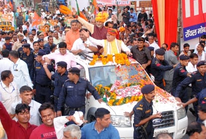 CM Manohar Lal's padyarta  in Karnal
