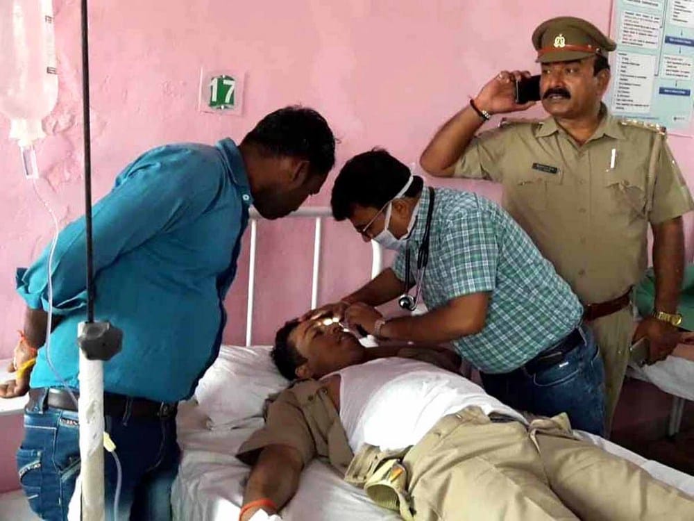 in temple cop injured