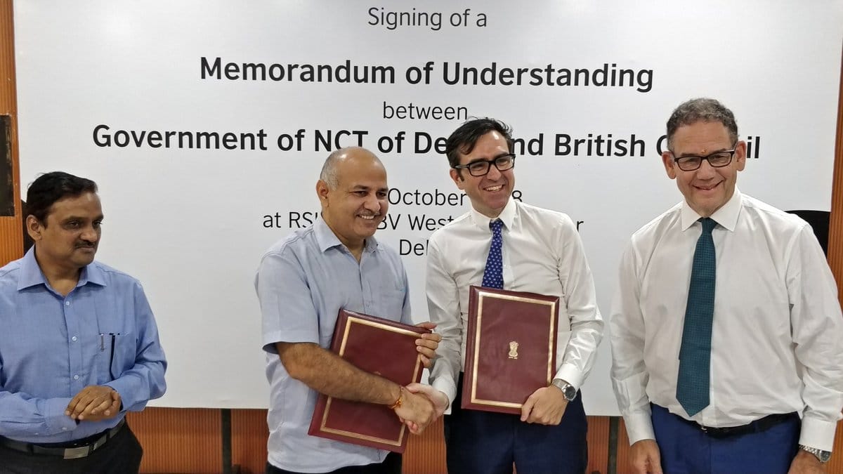 Government of Delhi signed mou with British Council