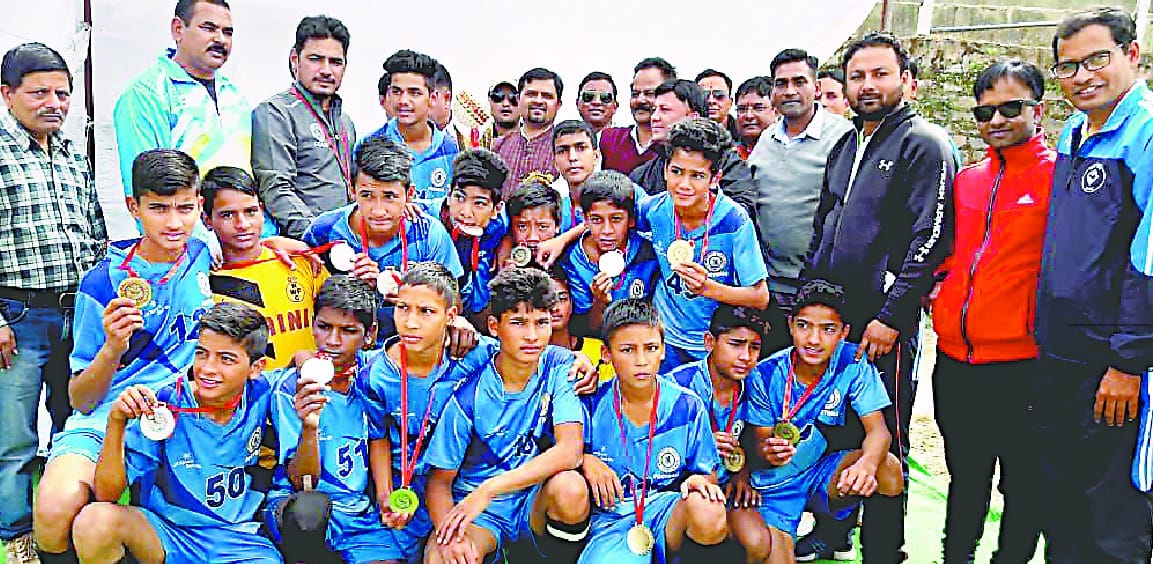 sports college dehradun took over the trophy