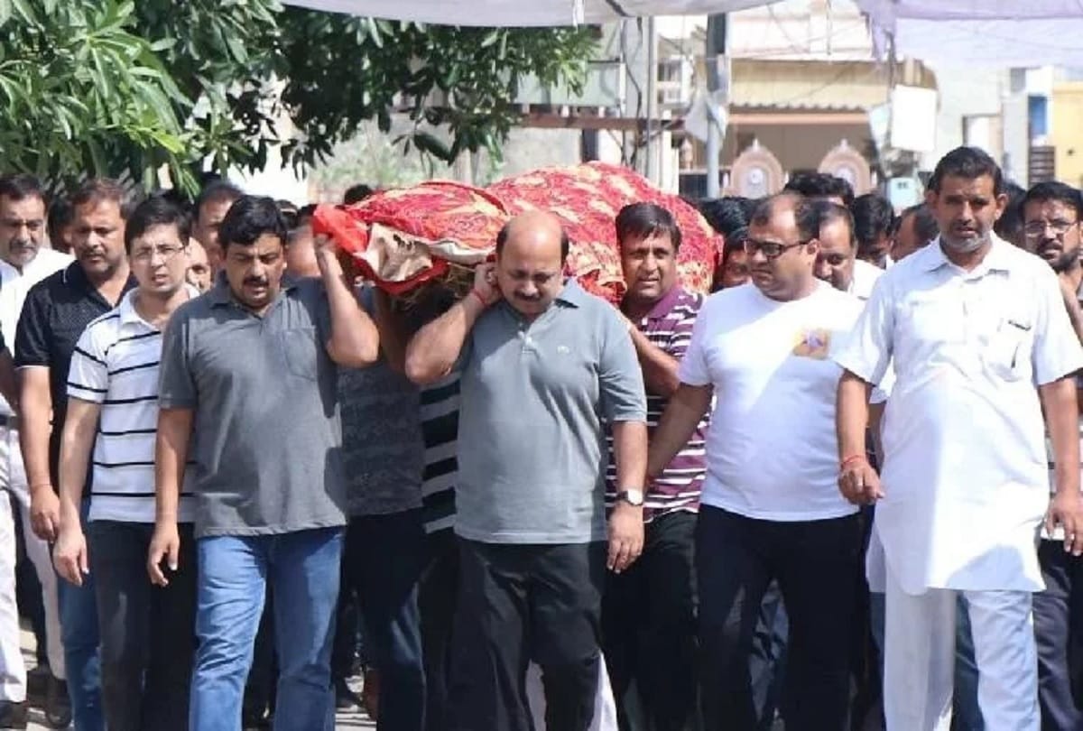 Judge talk about his son in Wife Funeral in Gurugram Shootout