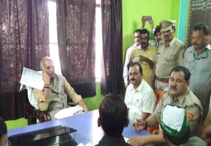 Farmer Union protest in Hardoi