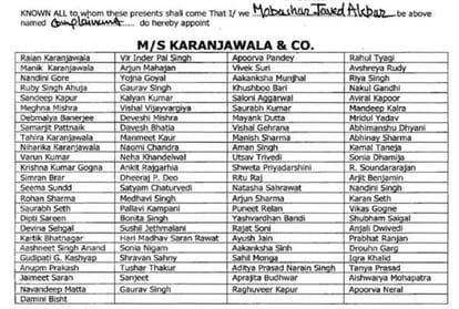 MJ Akbar and priya ramani case- Firm Says Only 6 Lawyers Will Appear in Court