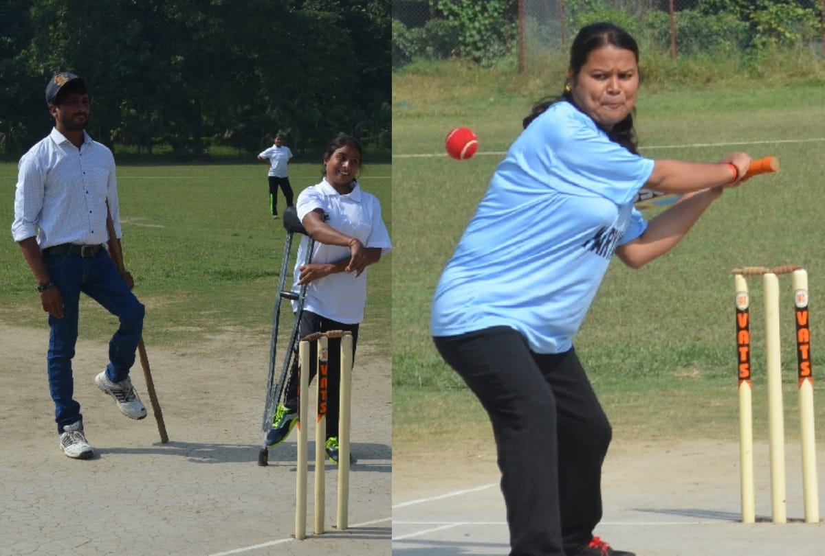 differently abled players rocks the game Aryans player winner