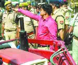 Illegal encroachment removed.