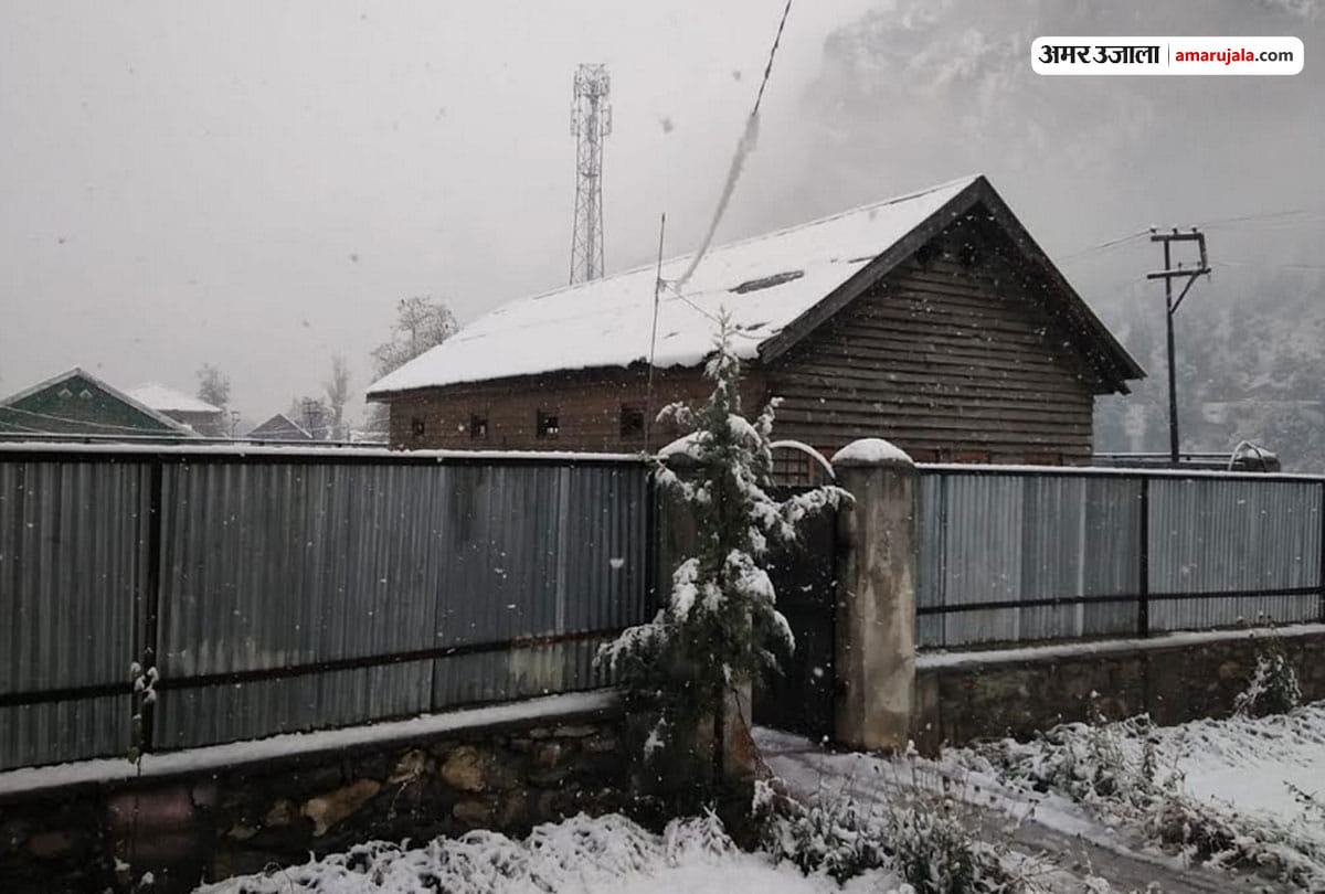 heavy snowfall in north kashmir kupwada and bandipora district
