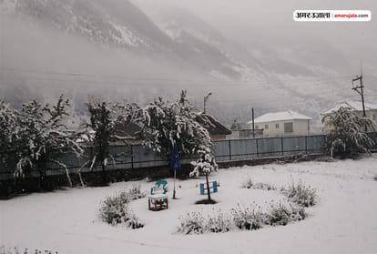 heavy snowfall in north kashmir kupwada and bandipora district