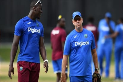 icc suspended West indies coach Stuart Law for first 2 ODI match against team india