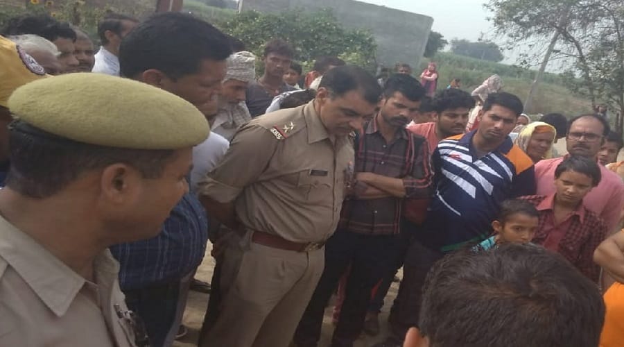 Accident in baghpat and two killed