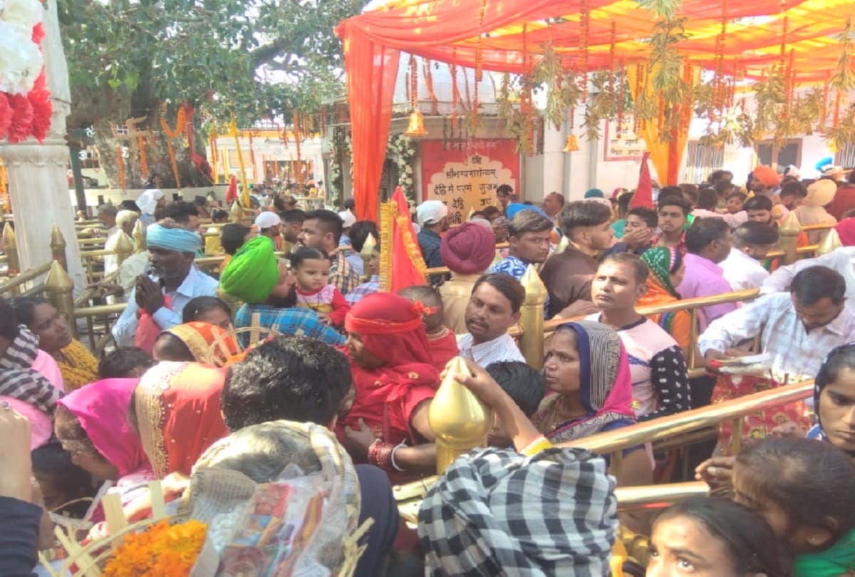 More than a lakh devotees visited Shakti Peetha on Ashtami in himachal