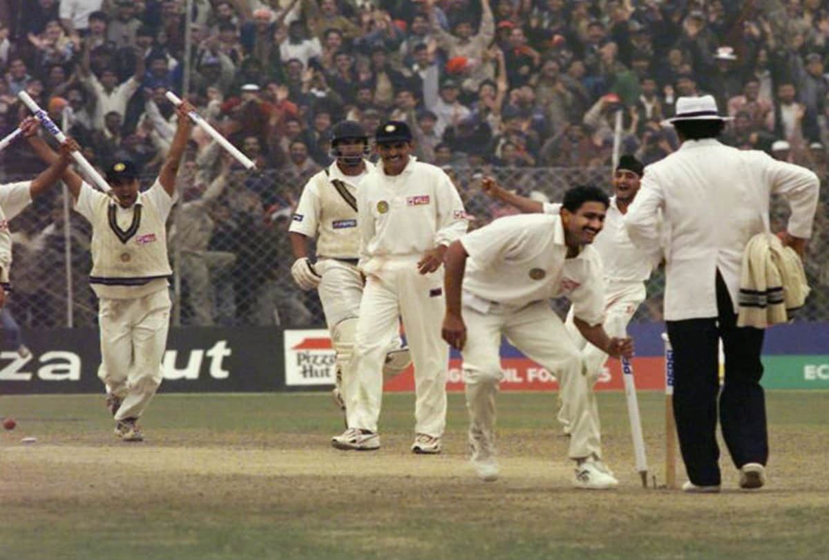 IND vs PAK, Anil Kumble composed history 22 years ago on this day, became the first Indian bowler and second overall to scalp all the 10 wickets in a Test innings.