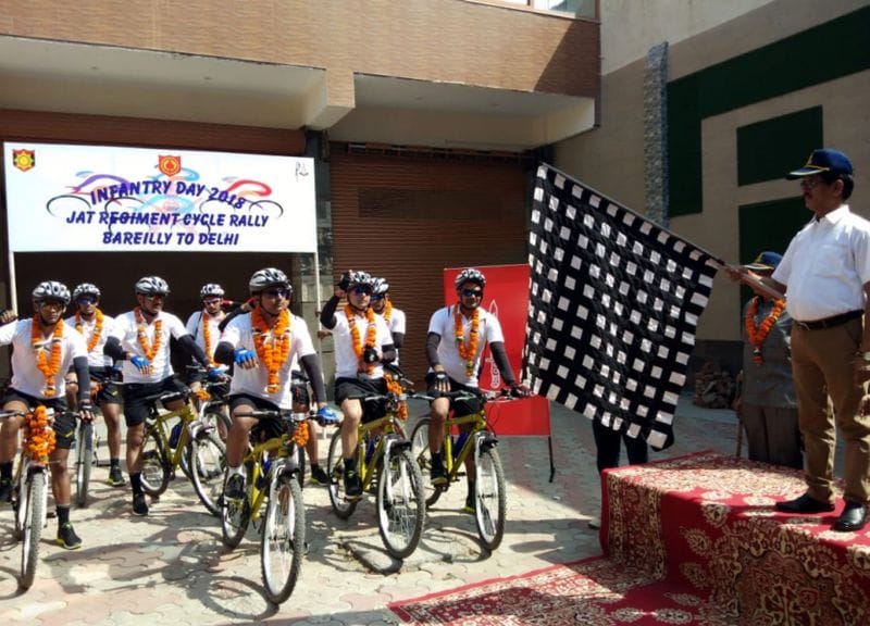 सौहार्द सद्भाव एवं साहस का संदेश देने निकली साइकिल रैली
