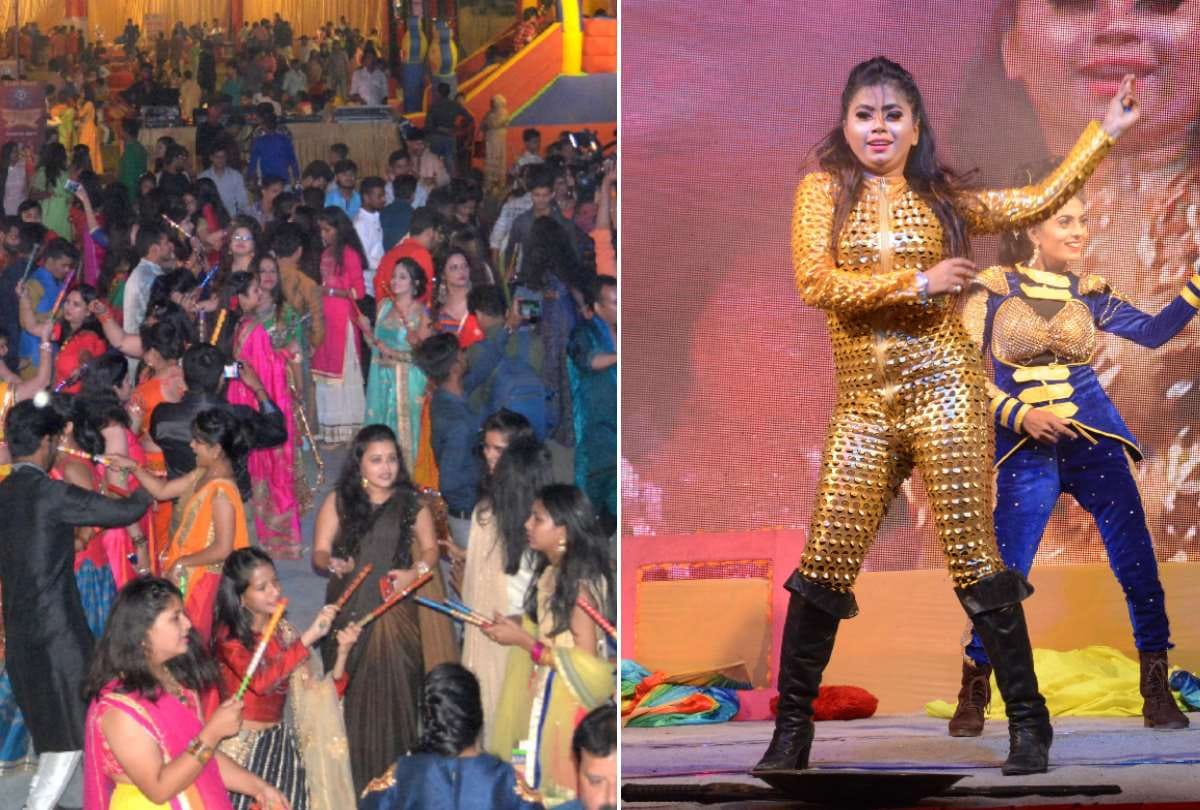 pictures of dandiya night in lucknow