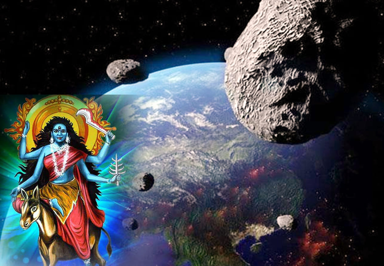 Contingency changes in the speed of the Earth in Navratri