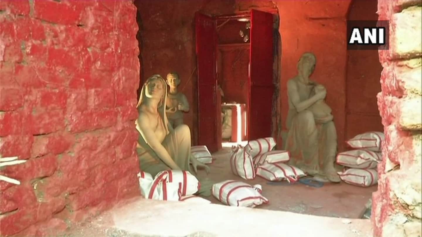 How people celebrating maha ashtami festival in country