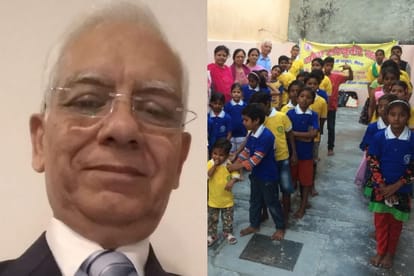 old people from meerut giving free education to poor children salute to the spirit