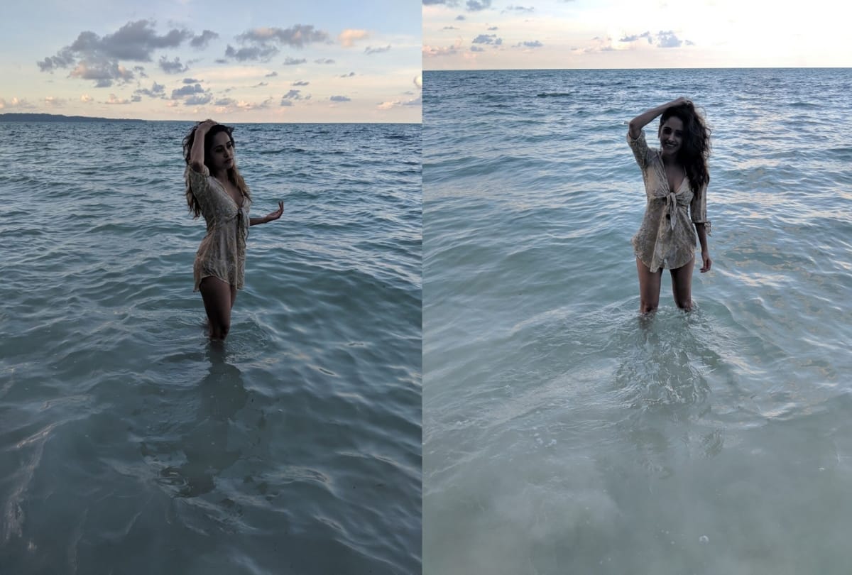 Nushrat Bharucha hot pink bikini pics from from her latest Vacation