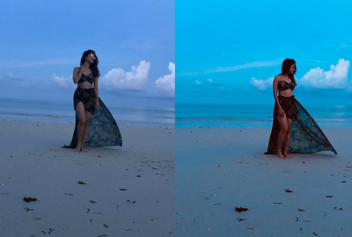 Nushrat Bharucha hot pink bikini pics from from her latest Vacation