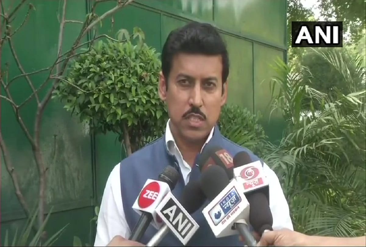 Rajyavardhan Singh Rathore attack on Manvendra Singh decision 