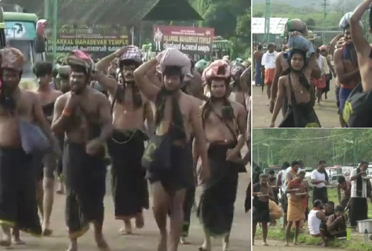 sabrimala case: tribes on protest said impure women cannot enter in the temple