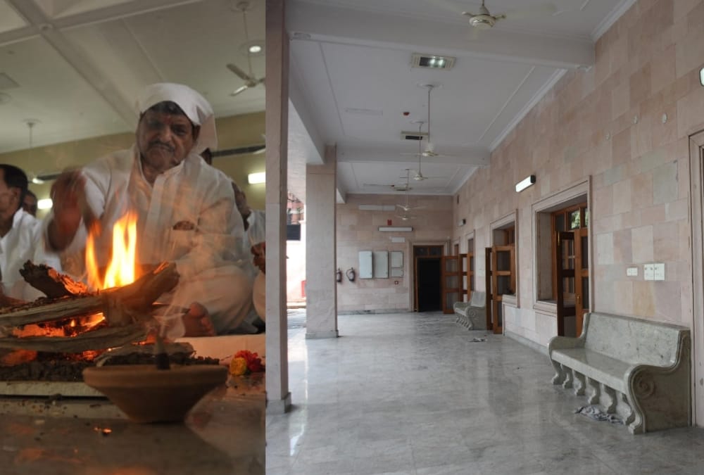 shivpal singh yadav grah pravesh in new bunglow.