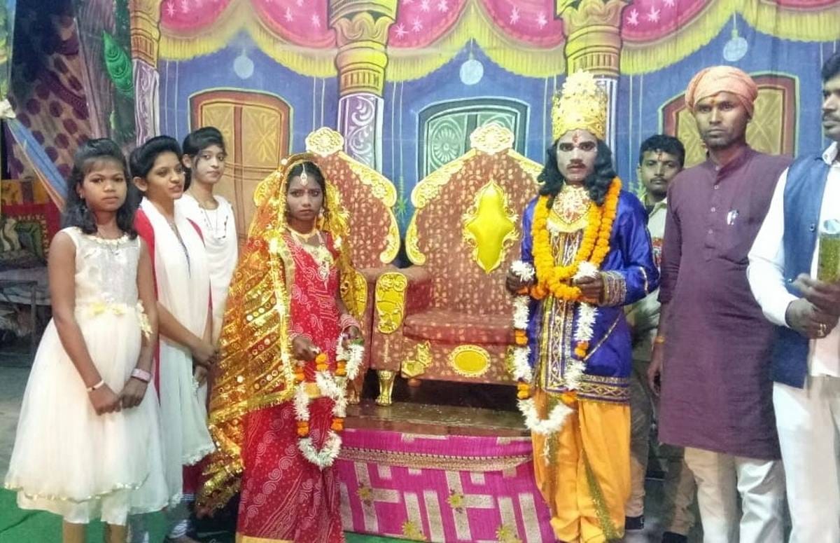 Real marriage during ram leela at sonbhadra