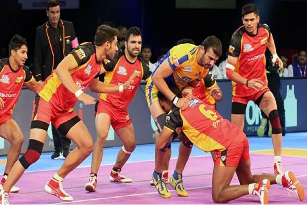 bengaluru bulls vs tamil thalaivas live match updates in pro kabaddi league 2018
