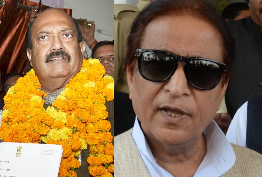 amar singh filed FIR against azam khan on basis of 55 days old interview.