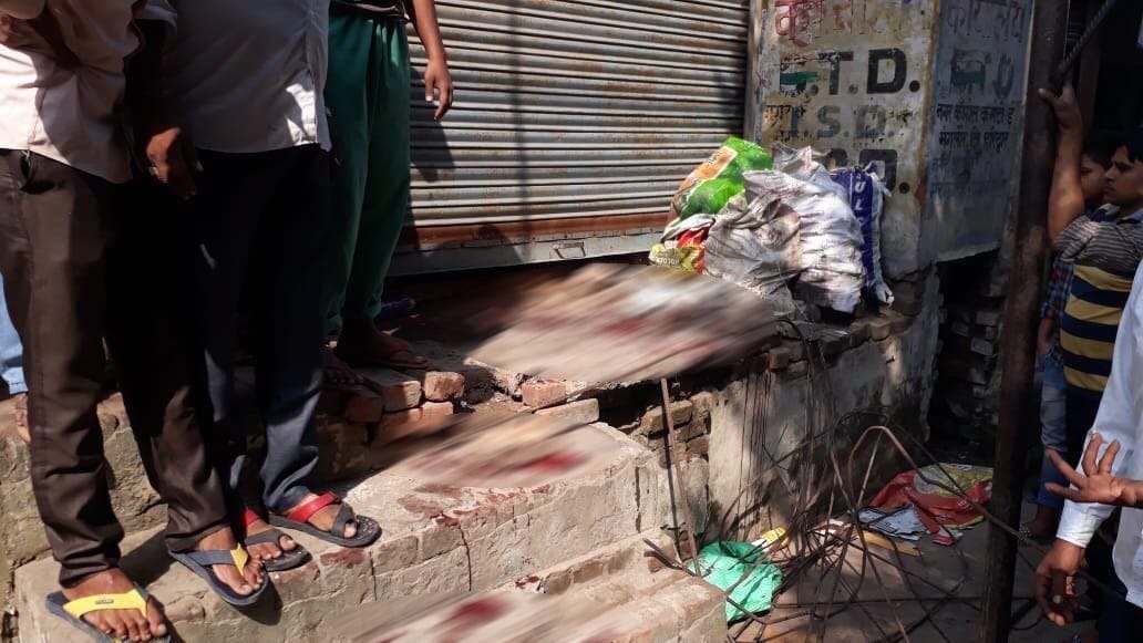 bomb blast in roorkee manglaur kabari shop
