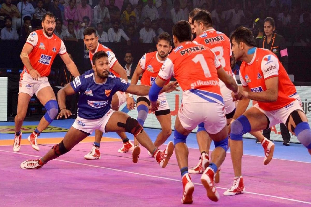dabang delhi kc vs haryana steelers live match updates in pro kabaddi league 2018