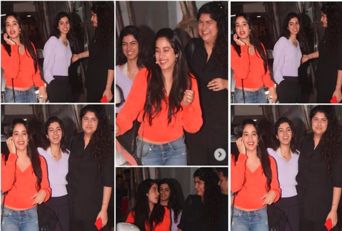 janhvi khushi anshula watches arjun kapoor namaste england