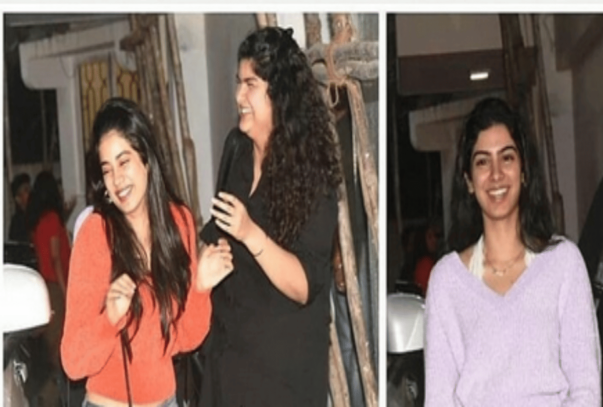 janhvi khushi anshula watches arjun kapoor namaste england