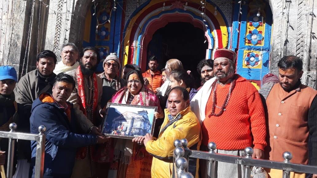 uttarakhand governor visit kedarnath temple