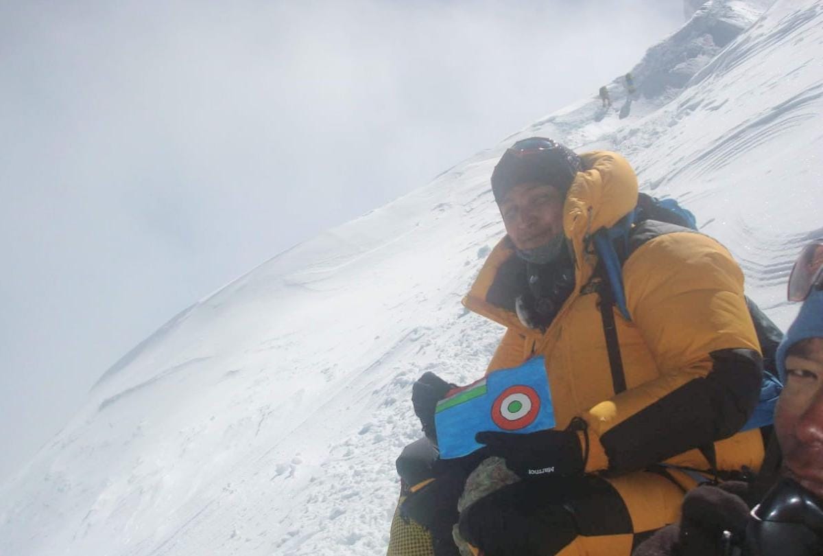 Rajika sharma climbed Manaslu peak the eighth highest mountain in the world
